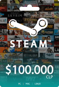 Tarjeta Steam Wallet $100.000 CLP