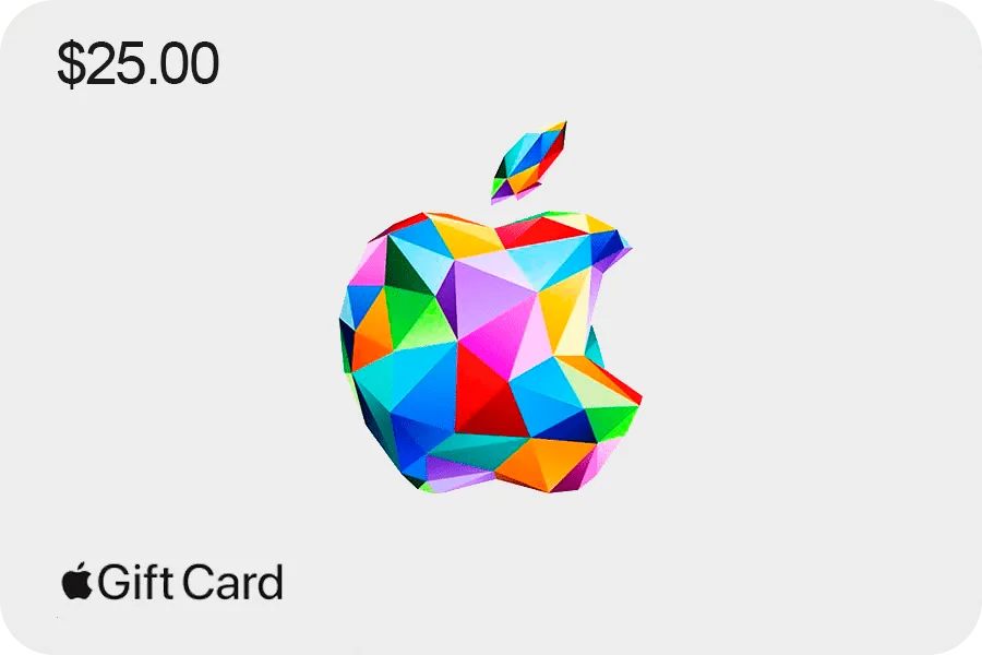 Tarjeta Gift Card $25 Apple iTunes