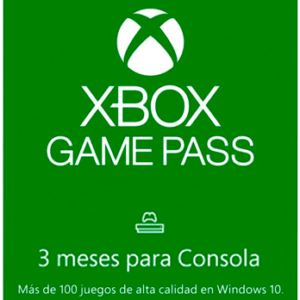 Tarjeta Xbox Game Pass Para Consola 3 Meses