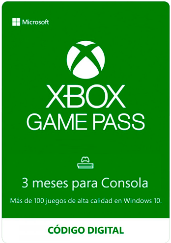 Tarjeta Xbox Game Pass Para Consola 3 Meses