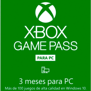 Tarjeta Xbox Game Pass PC 3 Meses
