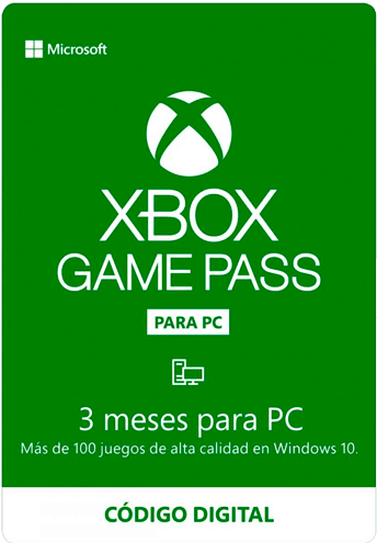 Tarjeta Xbox Game Pass Para PC 3 Meses