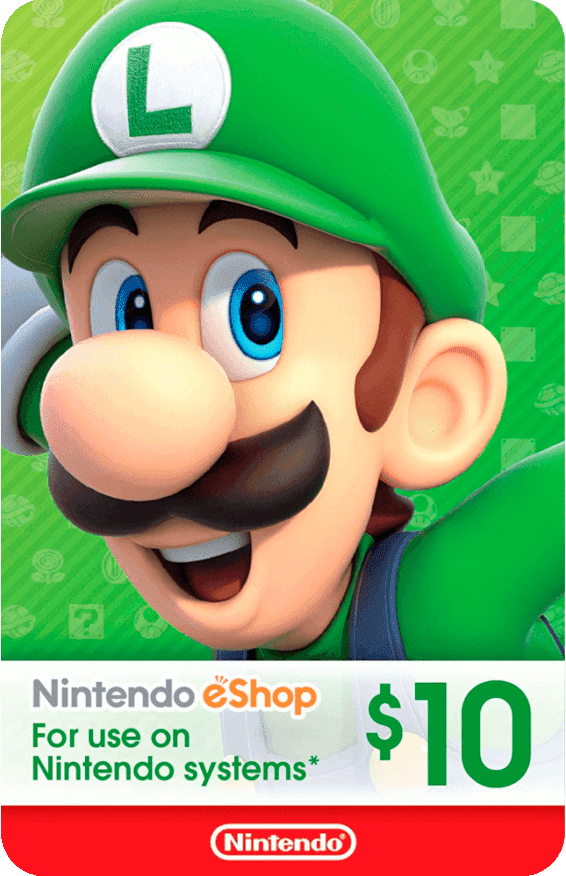 Tarjeta Nintendo eShop $10 USD