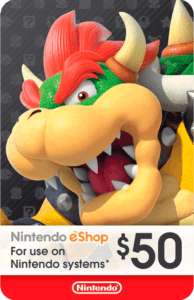 Tarjeta Nintendo eShop $50 USD