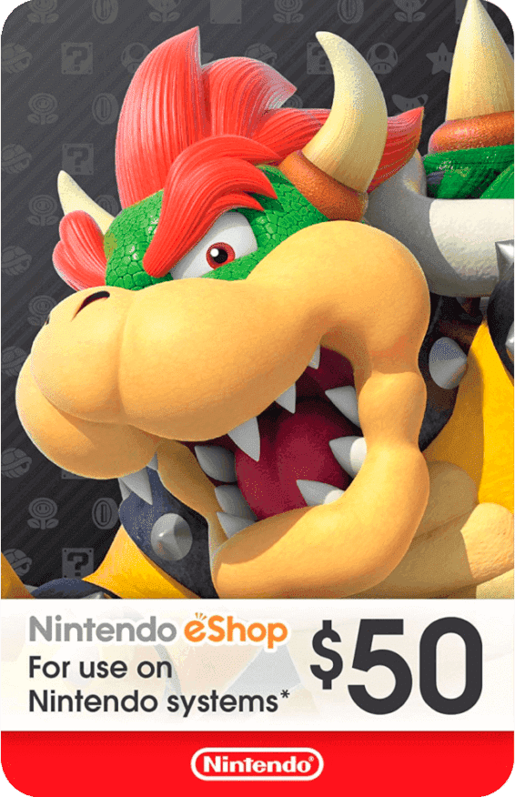 Tarjeta Nintendo eShop $50 USD