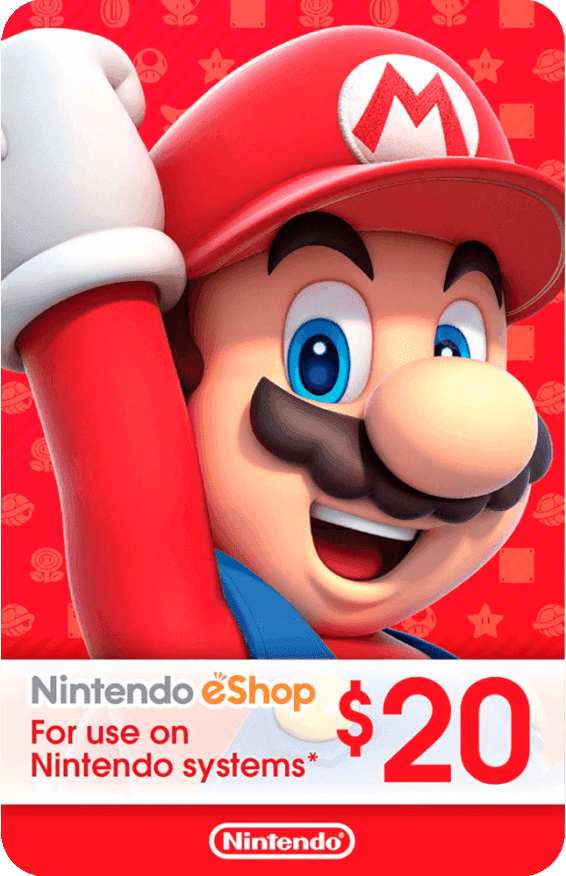 Tarjeta Nintendo eShop $20 USA