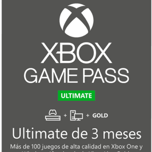 Tarjeta Xbox Game Pass Ultimate 3 Meses