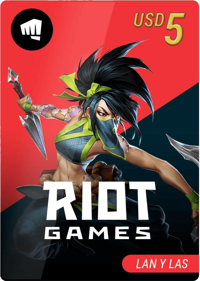 Riot Games Gift Card 5 USD LATAM