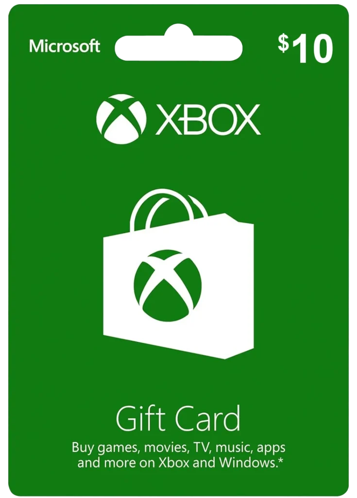 Xbox Gift Card $10 (USA)