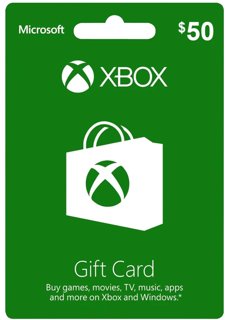Xbox Gift Card $50 (USA)